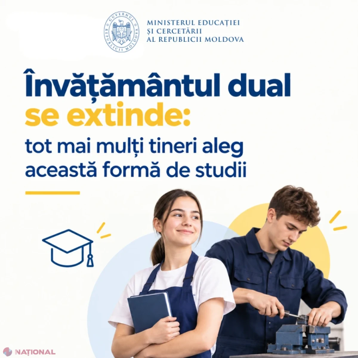 Învățământul dual atrage tot mai mulți tineri: peste 96% dintre locurile oferite au fost ocupate