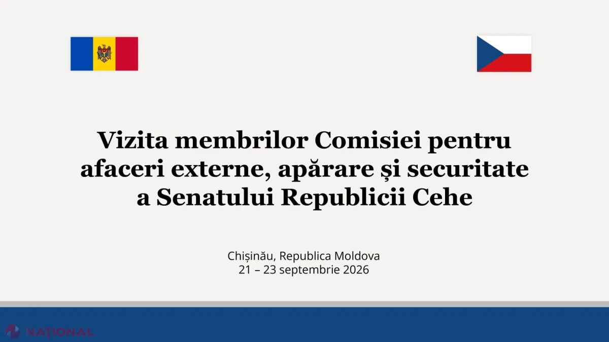 Delegația Senatului Cehiei, în vizită la Chișinău: securitatea regională și parcursul european, pe agendă