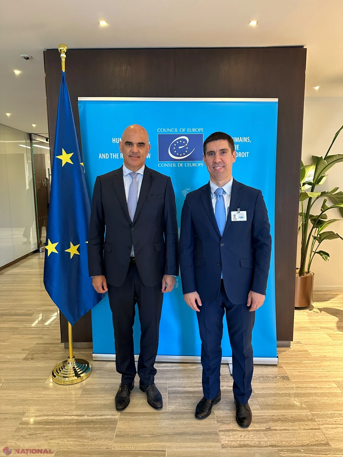 Mihai Popșoi, la inaugurarea Oficiului de observator permanent al Consiliului Europei pe lângă ONU, la New York