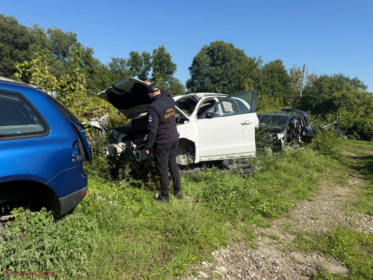12 vehicule cu termenul de aflare în țară depășit și date spre dezmembrare, depistate la Ciorescu
