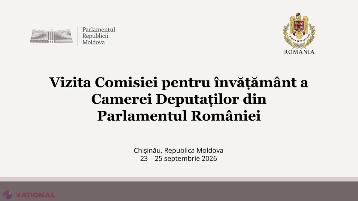 Deputații români, în vizită la Chișinău pentru consolidarea cooperării în educație
