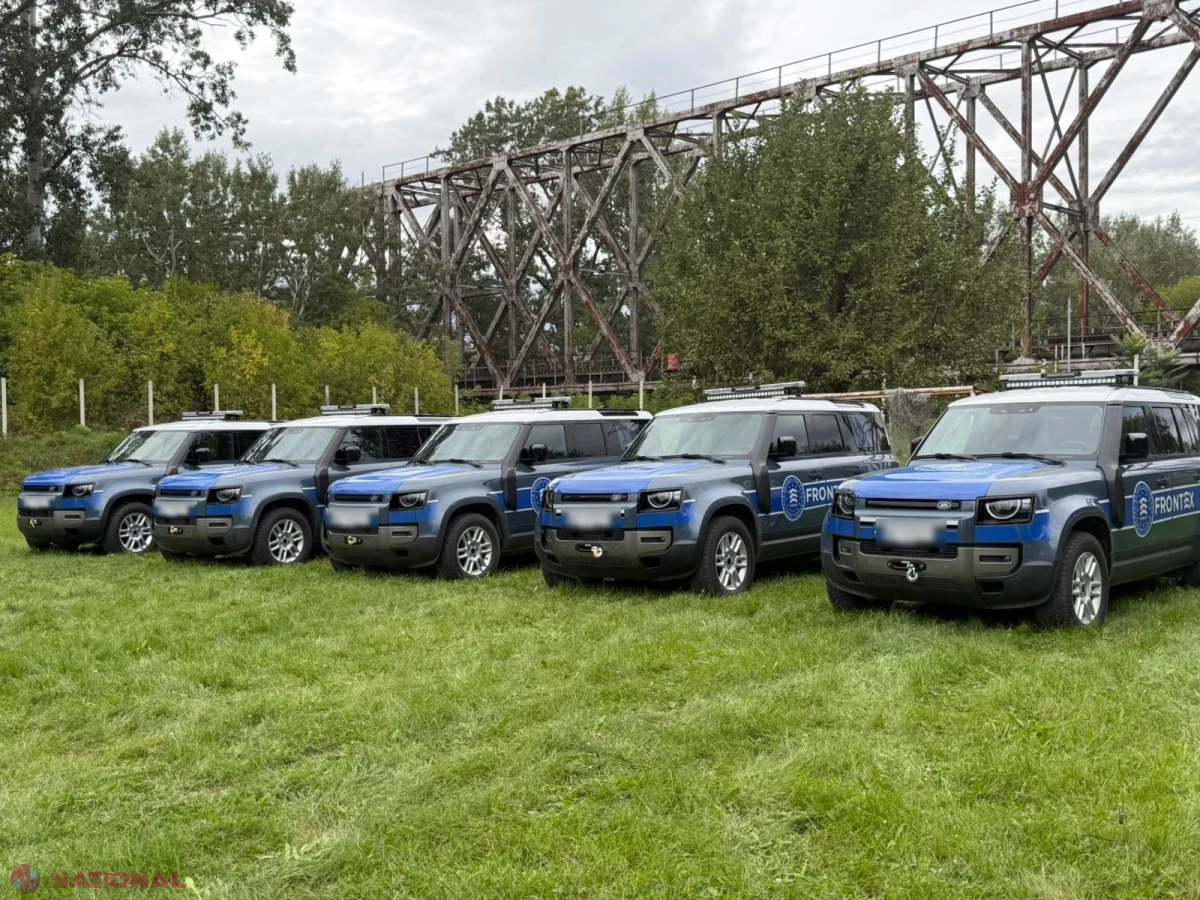 Poliția de Frontieră din Moldova își consolidează capacitățile cu șase autospeciale Land Rover Defender dislocate de FRONTEX