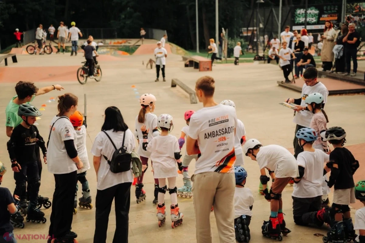 Peste 400 de copii și tineri au participat la evenimentul #BeTogether Street Sports din Chișinău