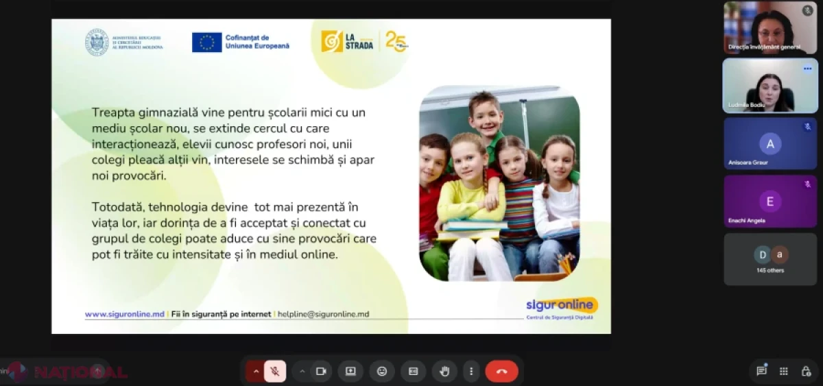 Peste 500 de profesori au fost instruiți cum să-i ajute pe elevi să navigheze în siguranță online