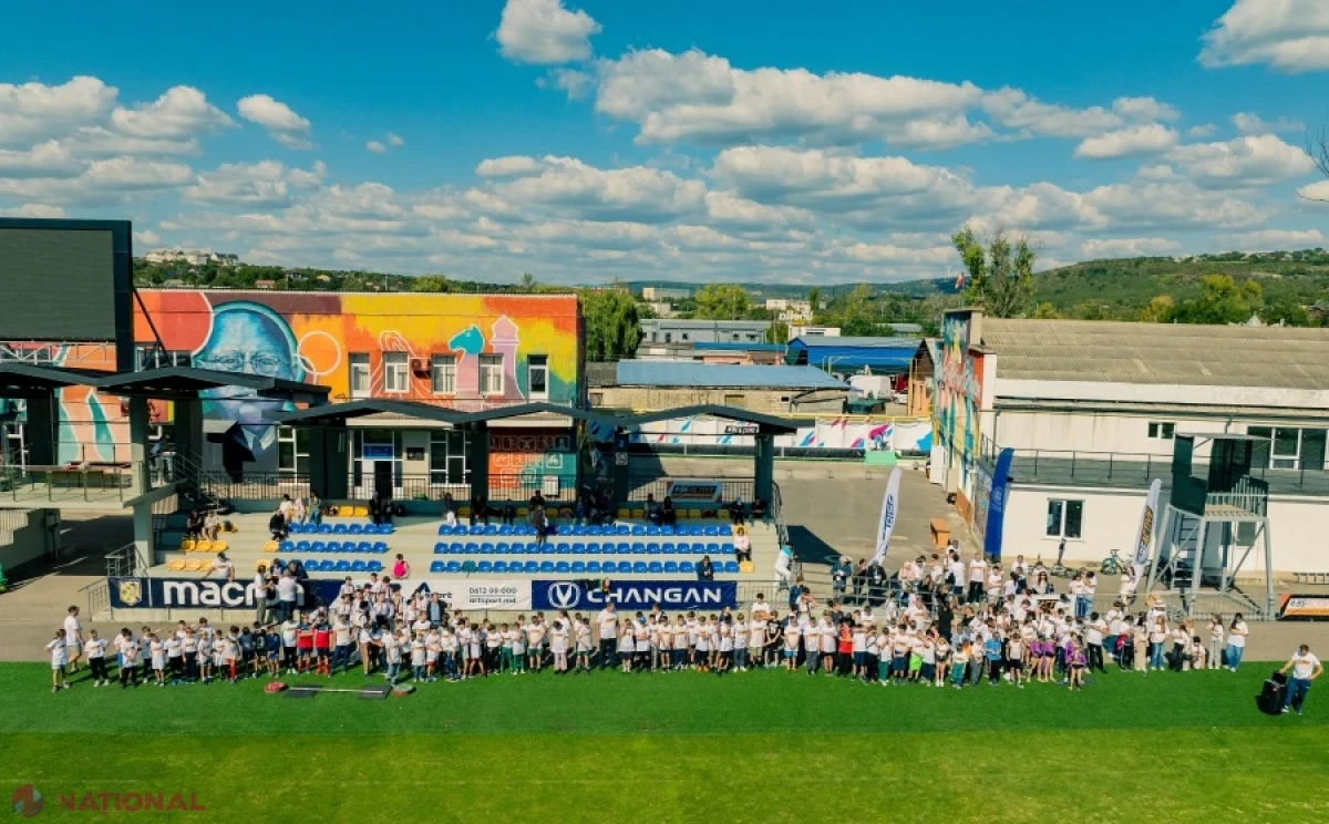 La Nisporeni, Săptămâna Europeană a Sportului s-a încheiat prin sport și artă, alături de peste 200 de copii