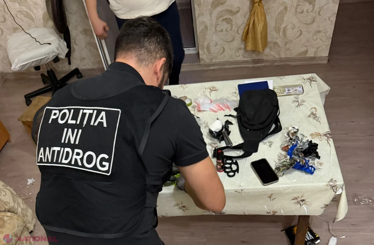 Celulă de distribuire a drogurilor prin Telegram, destructurată în Chișinău: trei suspecți, reținuți
