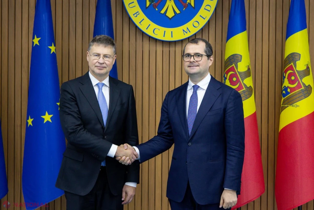 Vasile Tofan și Valdis Dombrovskis au discutat la Chișinău despre reforme, investiții și integrarea europeană a Republicii Moldova
