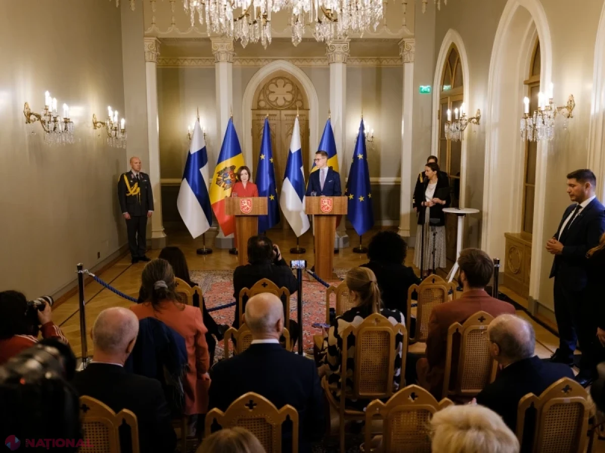 Maia Sandu, la Helsinki: Aderarea Republicii Moldova la UE consolidează securitatea Europei
