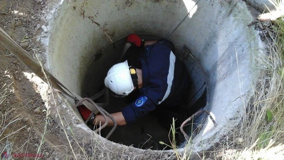 Un bărbat a căzut într-o fântână la Cimișlia. Salvatorii IGSU l-au scos la suprafață