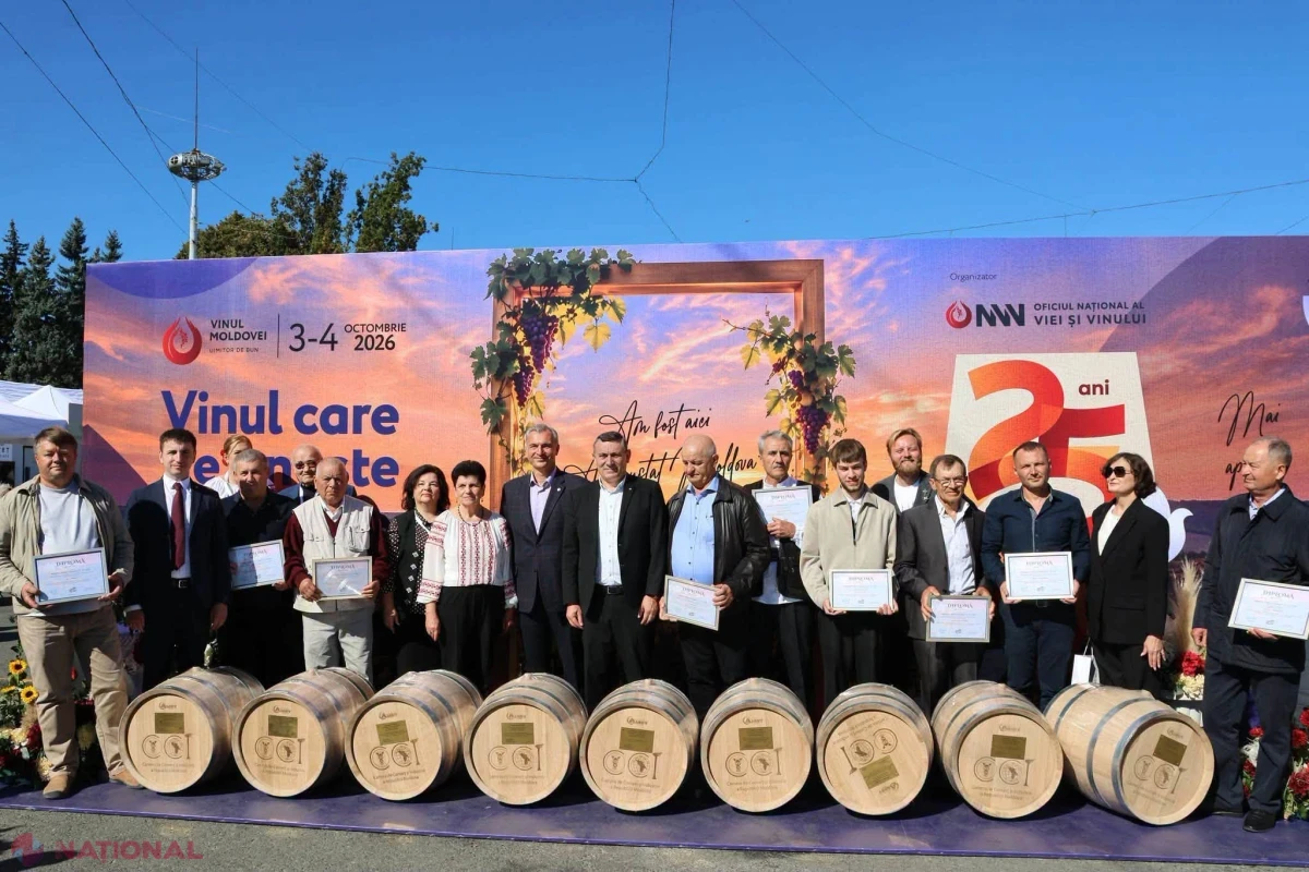 Nouă producători de vinuri de casă au fost desemnați câștigători ai concursului „Polobocul de Aur”