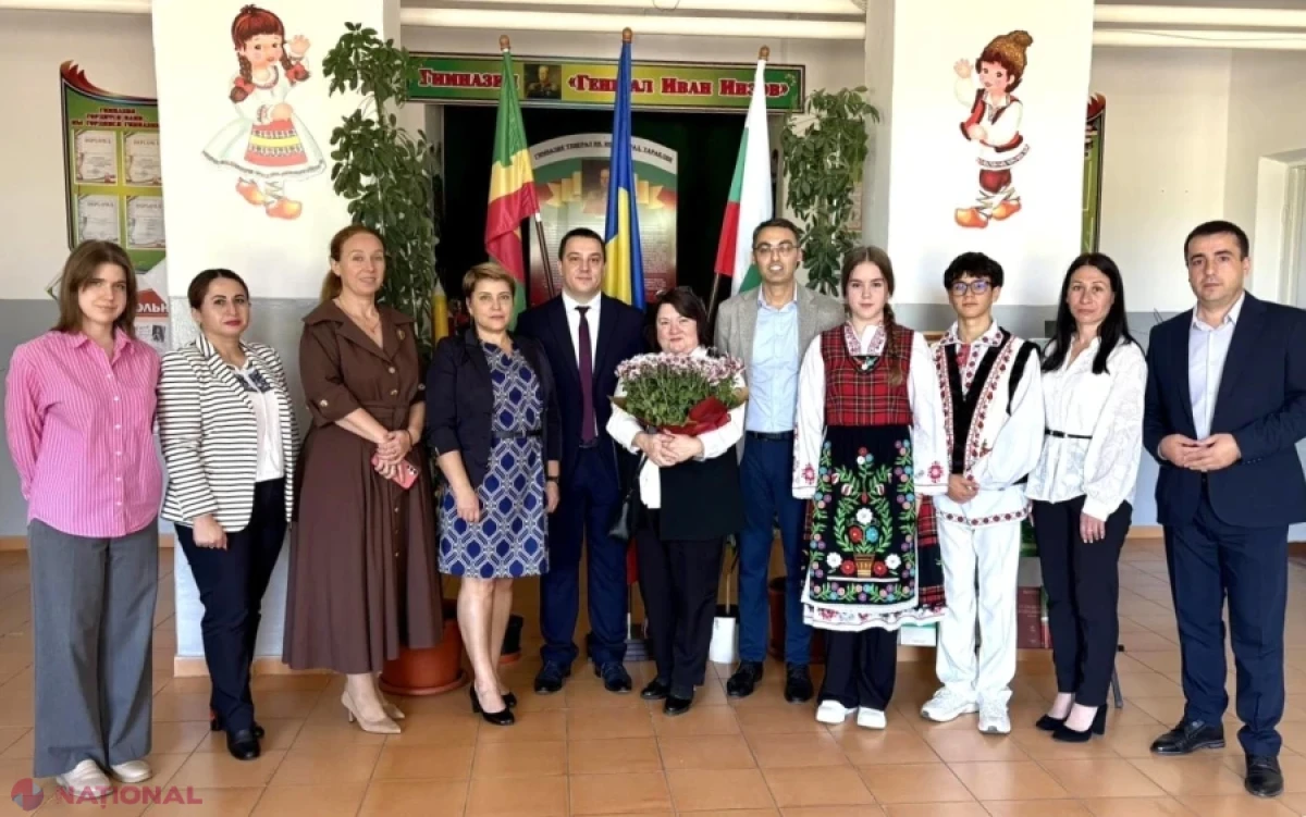 Un nou cabinet-model pentru studierea limbii bulgare, inaugurat la un gimnaziu din Taraclia