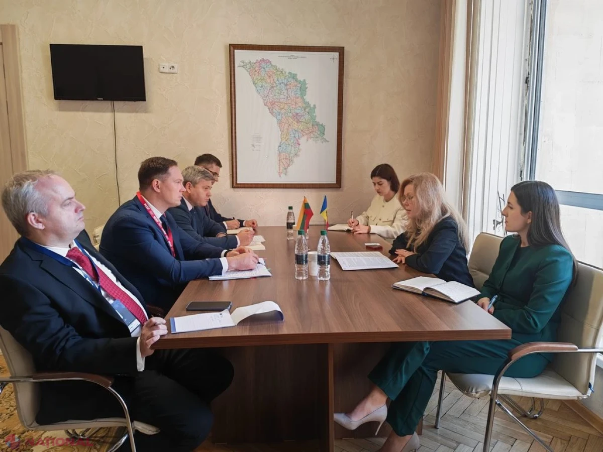 Cristina Ceban și viceministrul de Externe al Lituaniei au discutat despre cooperarea economică și parcursul european al Moldovei
