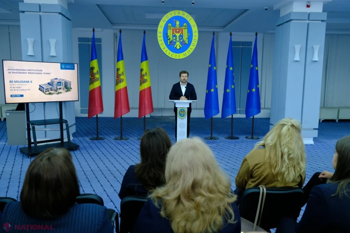 25 de instituții de învățământ profesional tehnic din Moldova vor fi modernizate cu 80 de milioane de euro