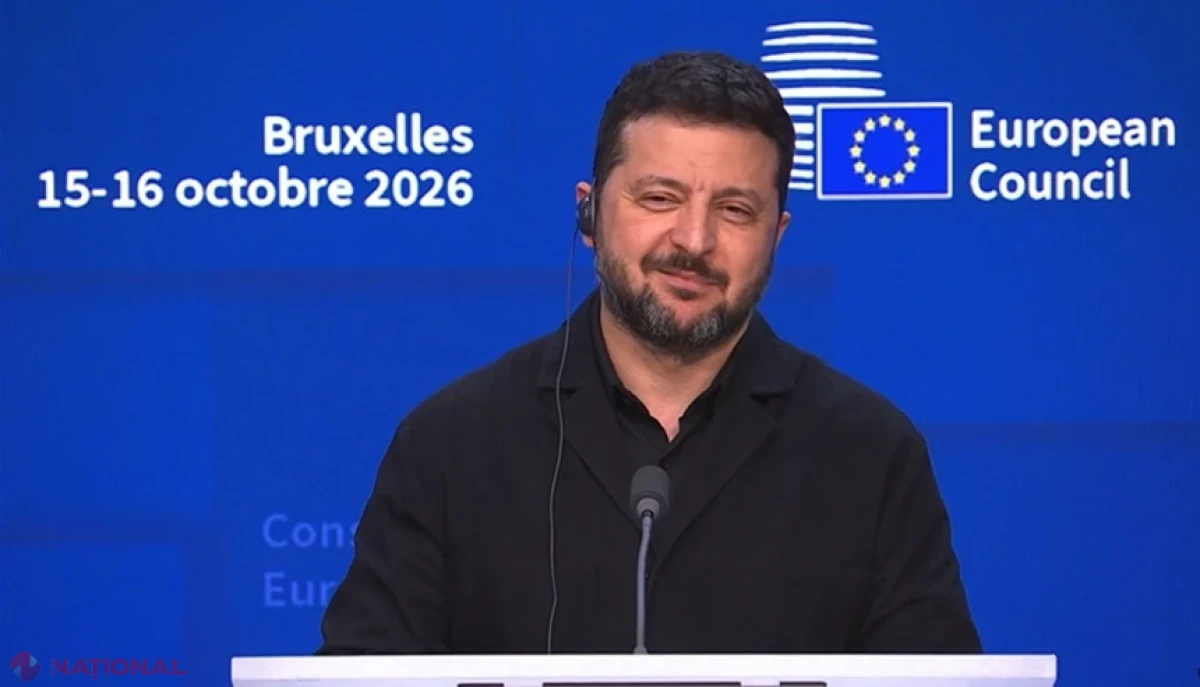 Zelenski a stârnit râsete la Bruxelles după ce a fost întrebat dacă Trump îl face țap ispășitor