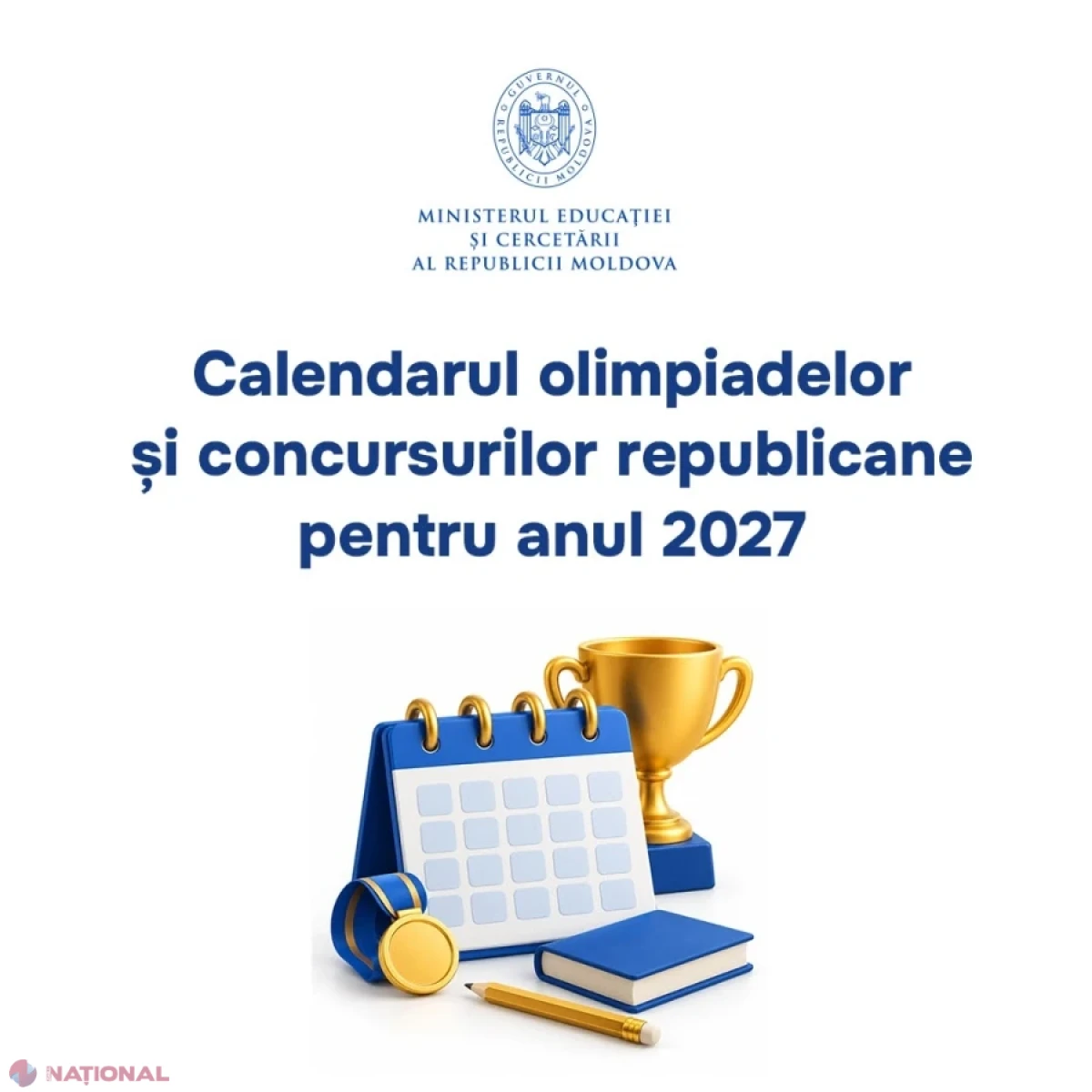 Calendarul olimpiadelor și concursurilor republicane pentru 2027, publicat
