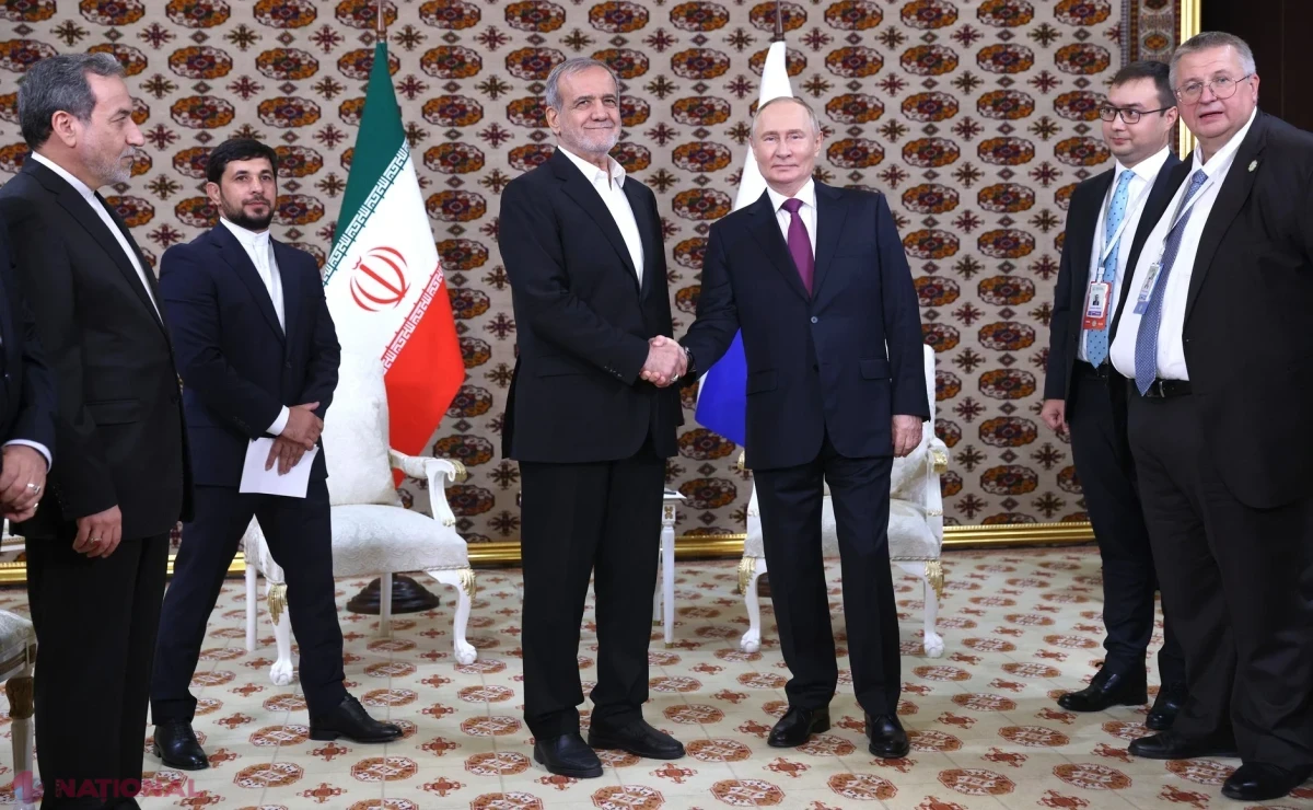 Pezeshkian și Putin se întâlnesc marți la Moscova