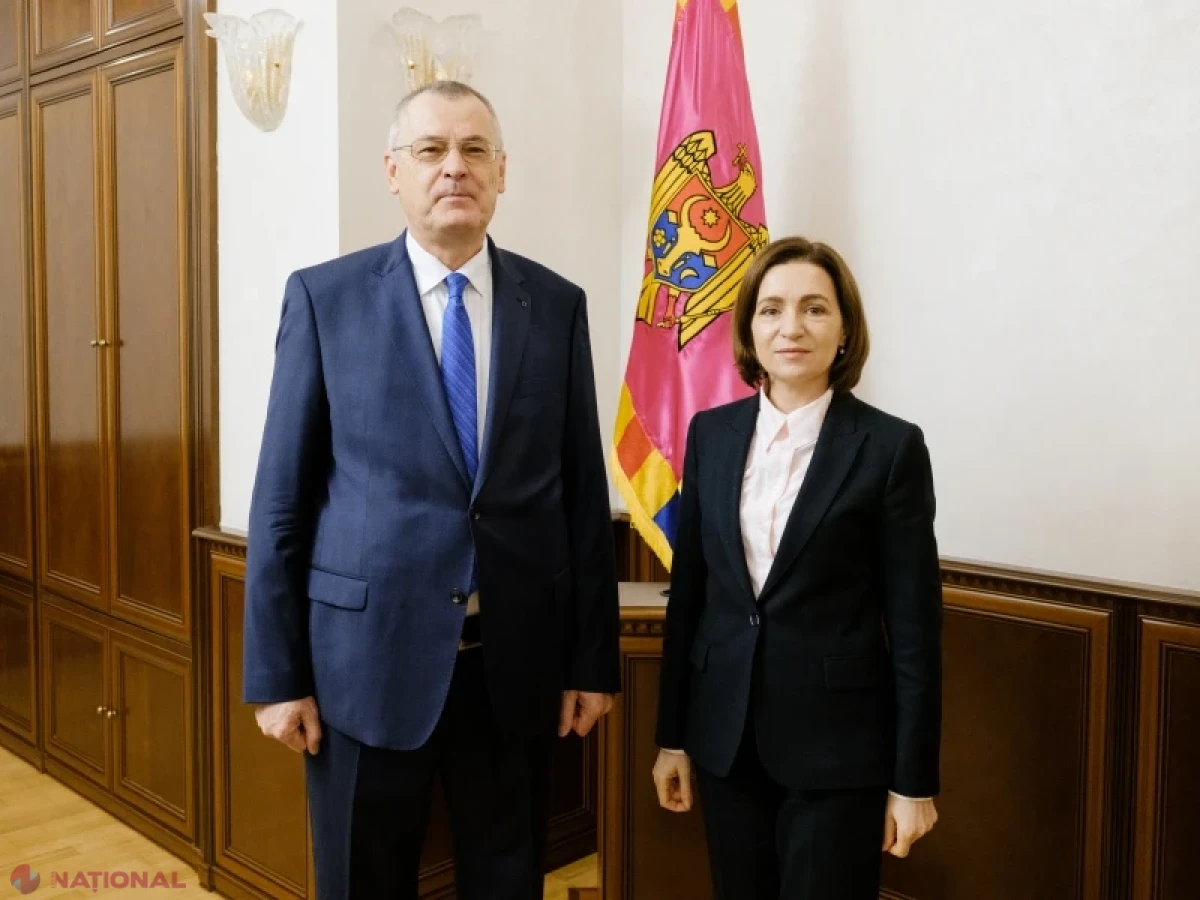 Maia Sandu i-a mulțumit ambasadorului Slovaciei la încheierea mandatului său