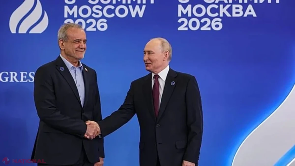 Pezeshkian îi spune lui Putin că Orientul Mijlociu își poate rezolva problemele fără SUA