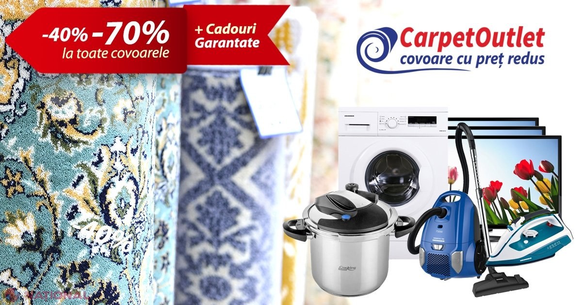 Reduceri generoase de la - 40% până la -70% la toate covoarele și cadouri la procurare!