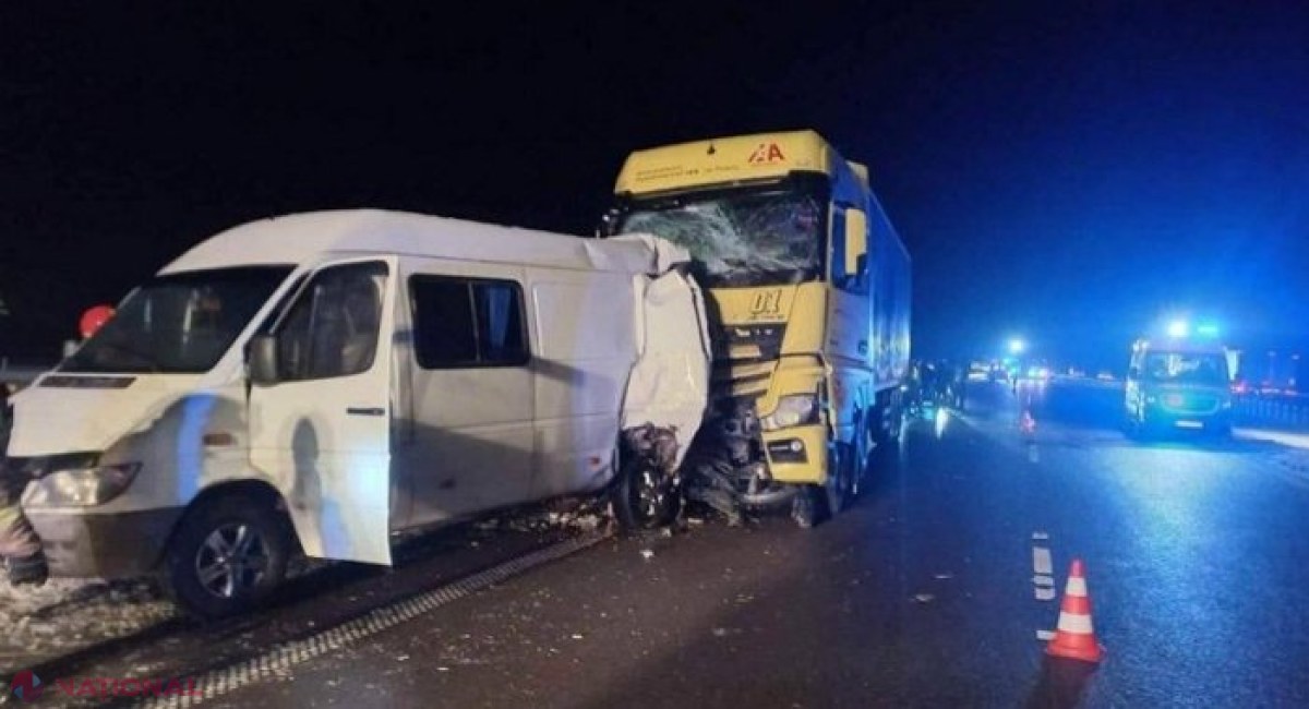 FOTO, UPDATE // Doi cetățeni ai R. Moldova au DECEDAT, iar patru au fost răniți, într-un accident produs în Polonia: Microbuzul plin cu moldoveni a fost lovit de un TIR