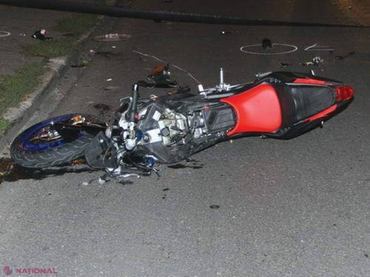 Accident GRAV la Durlești. Un motociclist s-a izbit într-un copac