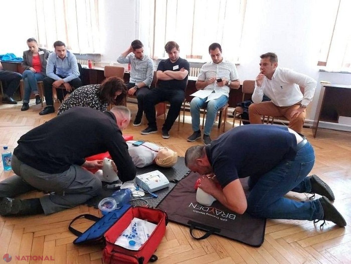 PREMIERĂ // Polițiști din R. Moldova, instruiți la București în domeniul acordării primului ajutor de bază