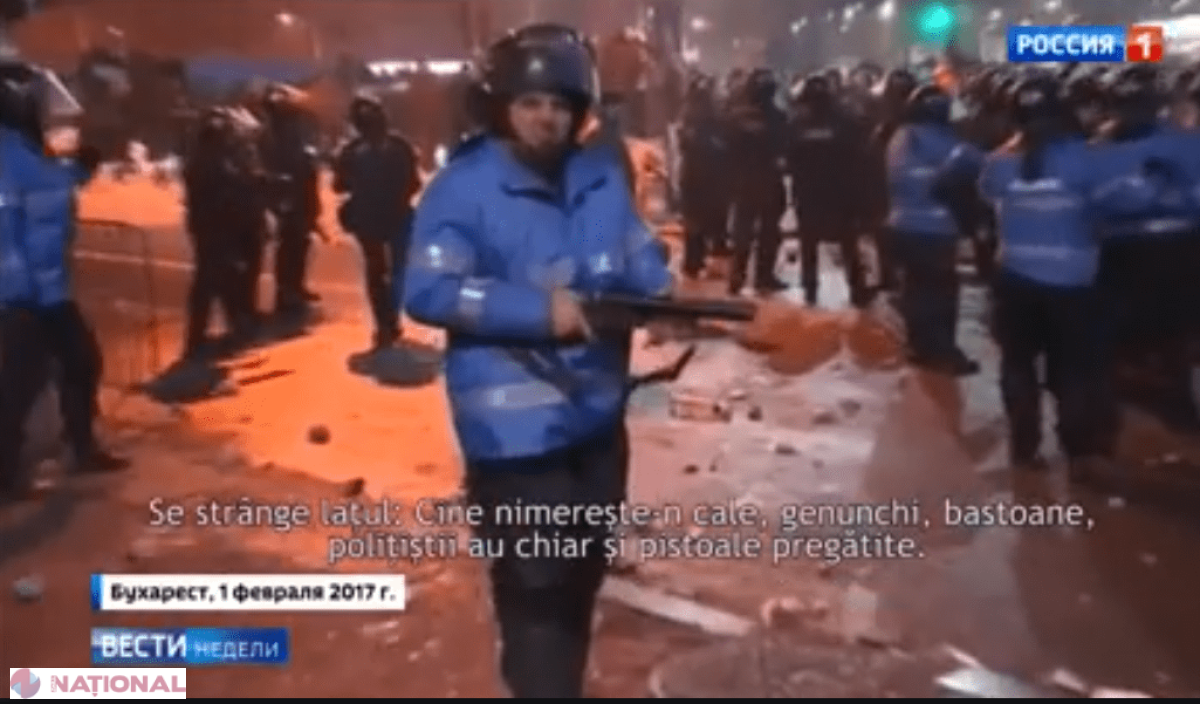 VIDEO // Reportaj PROPAGANDISTIC realizat de Rossia 1 despre PROTESTELE din România