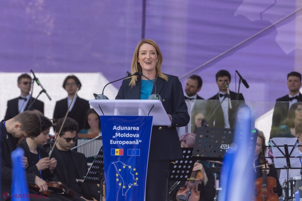 Președinta Parlamentului European, la Adunarea „Moldova Europeană”: „Europa este Moldova. Moldova este Europa!”
