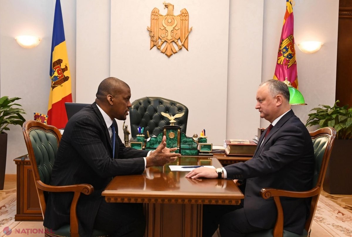 Ambasadorul SUA la Chișinău a SOLICITAT o întrevedere cu șeful statului. Subiectele discutate de Dereсk J. Hogan și Igor Dodon