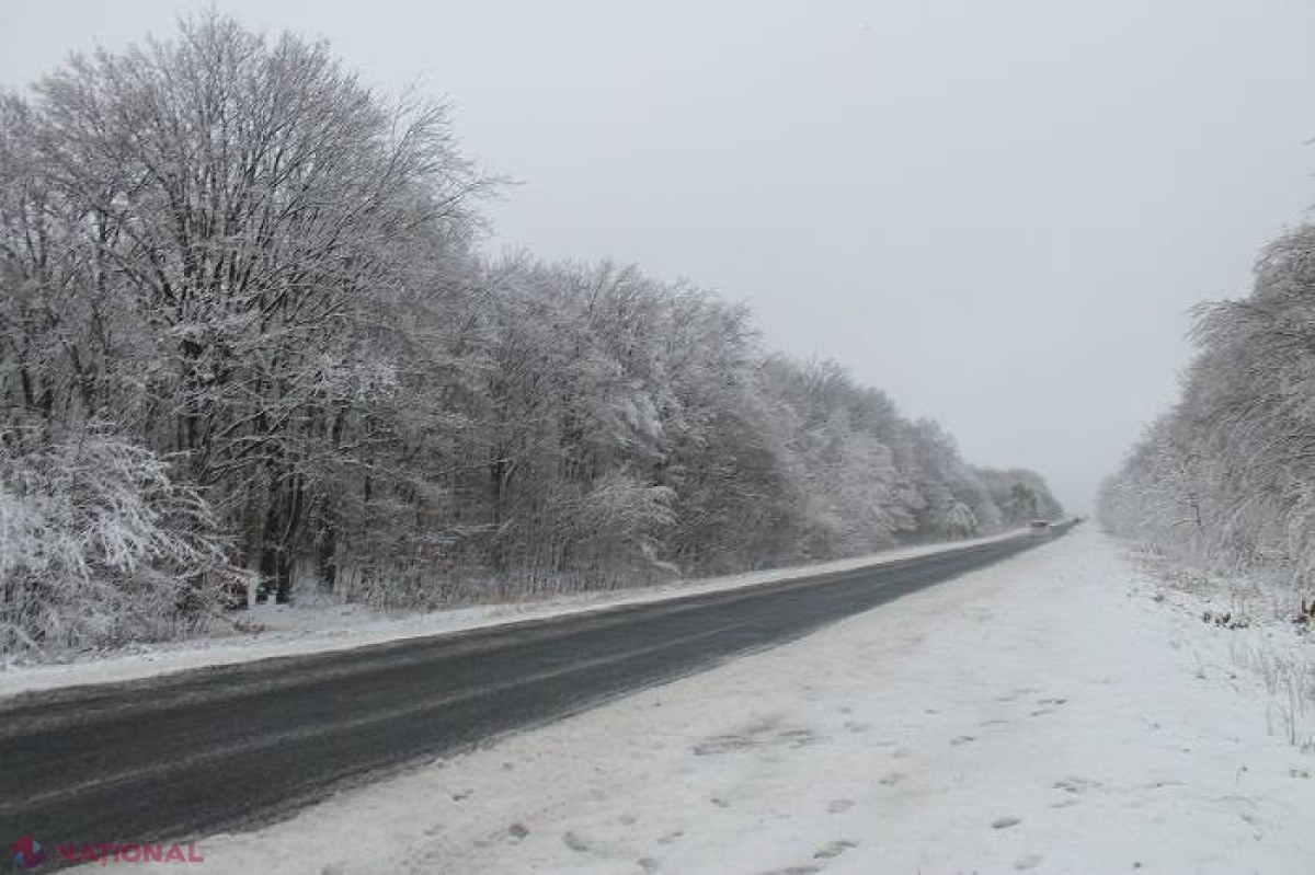 ALERTĂ METEO în R. Moldova: „Local, pe drumuri se vor forma TROIENE”