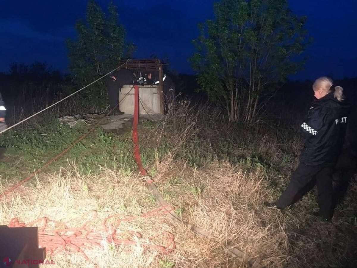 Cadavrul unei femei, depistat într-o fântână de la Stăuceni