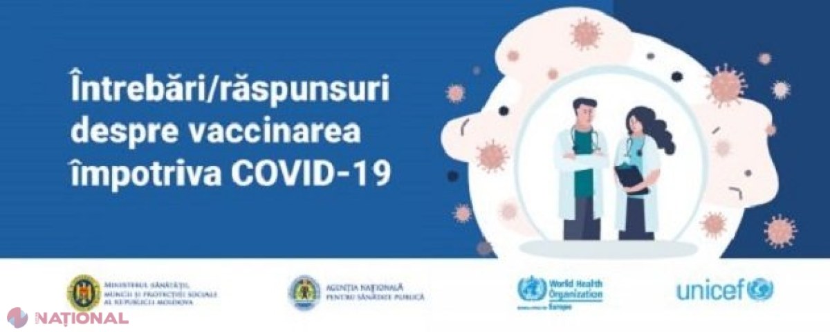 Autoritățile de la Chișinău planifică să vaccineze circa 78 000 de persoane împotriva COVID-19 în următoarele două luni: Categoriile de persoane incluse prioritar în liste
