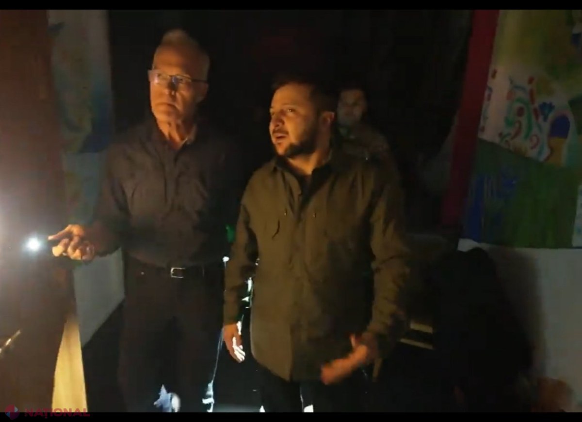 VIDEO // Cum se trăieşte în BUNCĂRUL de război al lui Volodimir Zelenski: fără telefoane, lumină şi fără somn