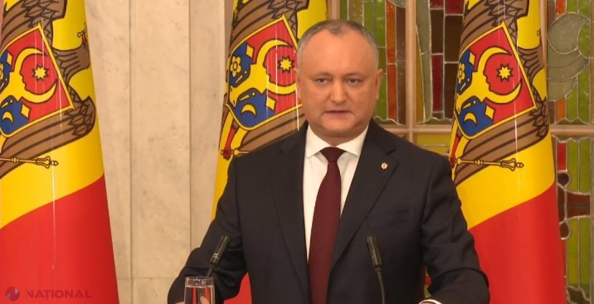 VIDEO // Igor Dodon se laudă cu „REZULTATE BUNE” în primii doi ani de mandat. Filmele cu Ștefan cel Mare și ghiozdanele împărțite copiilor au fost trecute la capitolul REALIZĂRI importante
