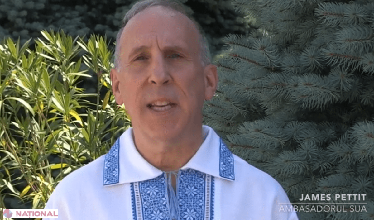 VIDEO // Mesajul în limba ROMÂNĂ al Ambasadorului SUA, James Pettit, de Ziua Independenței R. Moldova