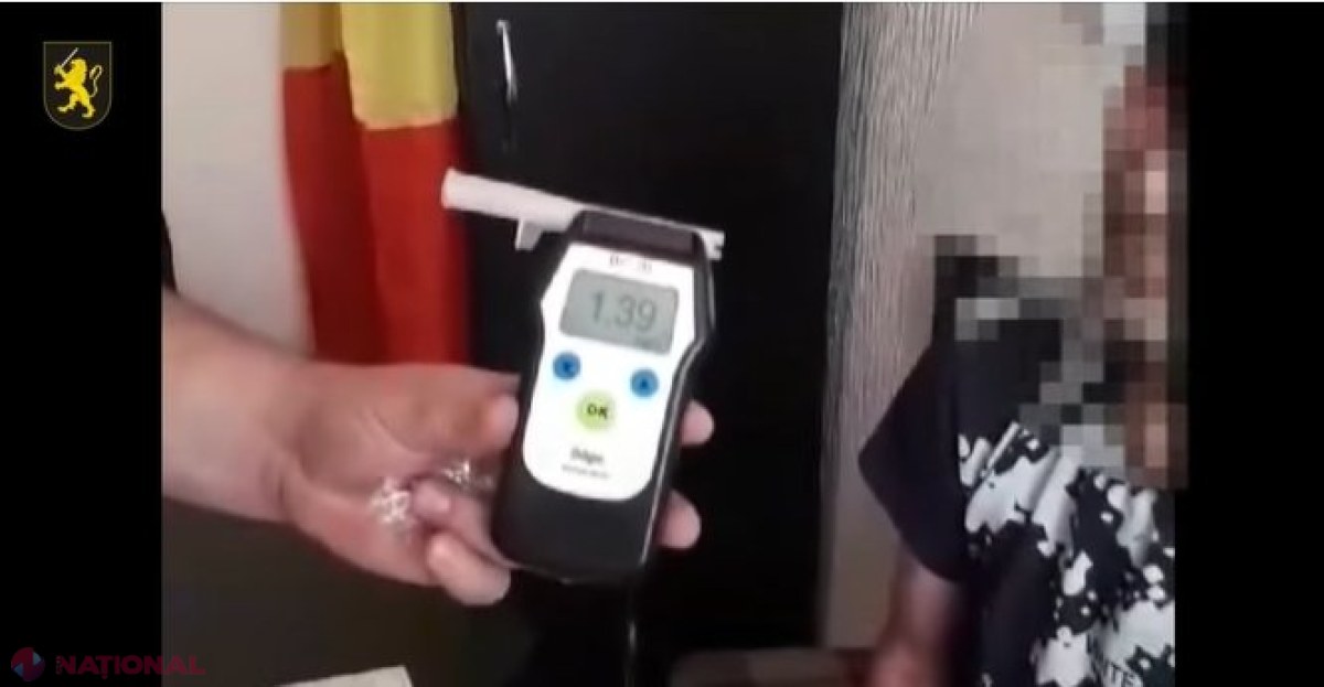 VIDEO // Șofer inconștient, cu alcoolemie de 1,39 la volan, pe o stradă din Fălești: „Eu știu de asta că am servit. Nu spun nimic” 