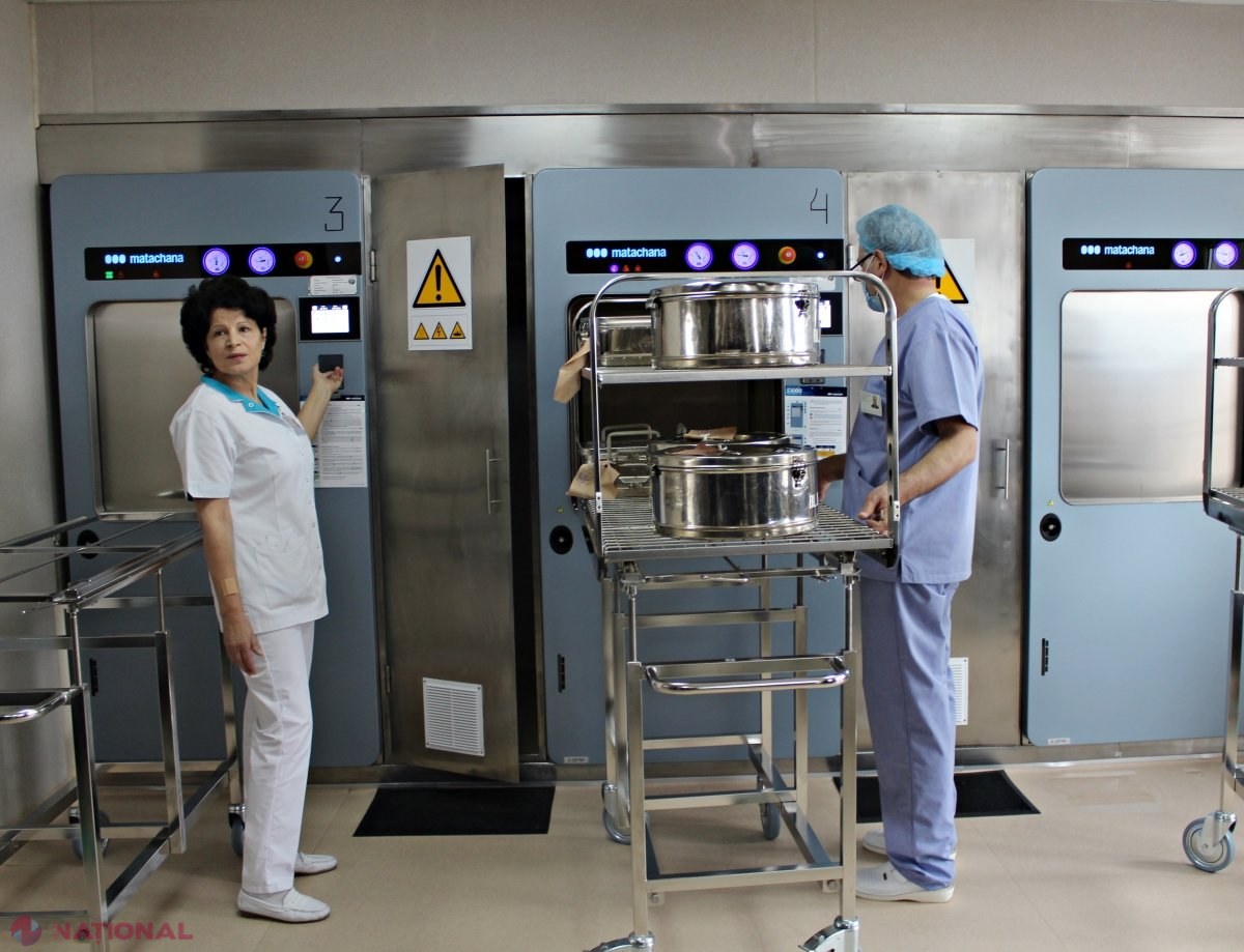 Echipament NOU pentru sterilizarea instrumentelor medicale după operații, la Institutul Oncologic: A costat 12 milioane de lei 