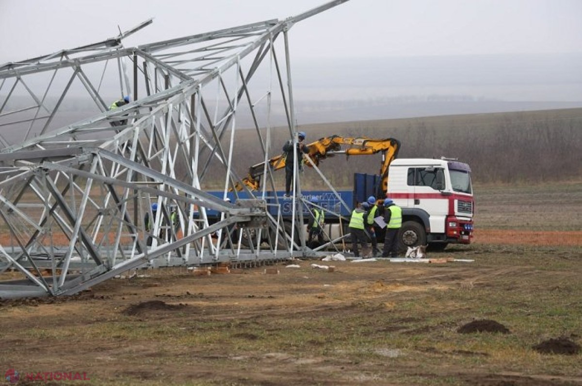 Mai mulți muncitori, mobilizați pentru a grăbi lucrările de construcție a liniei electrice Vulcănești – Chișinău: „Această linie are o importanță strategică pentru securitatea energetică”
