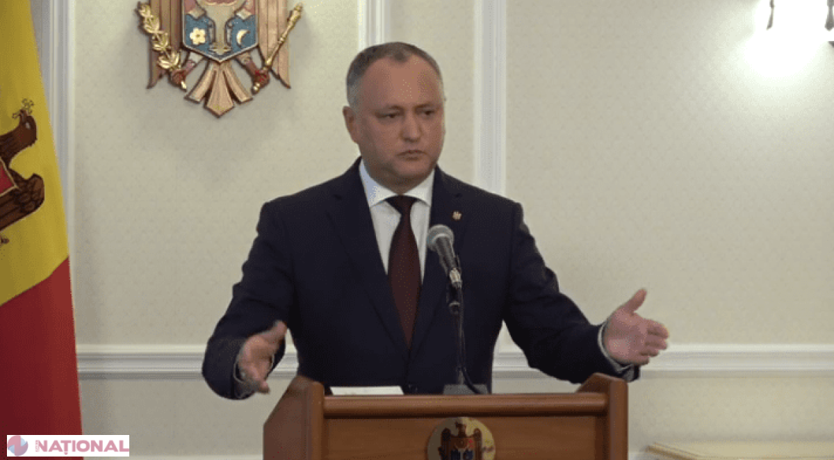 VIDEO // Prima REACȚIE a președintelui Dodon după decizia de astăzi a CC: „Lasă să semneze Candu sau Filip. Nu voi recunoaște ministrul Apărării”