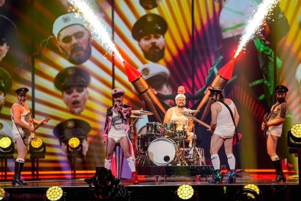 VIDEO // O trupă rock l-a ironizat pe Putin la Eurovision 2023: A cântat în chiloți, cu rachete uriașe fluturând pe scenă. Despre ce a cântat Ucraina
