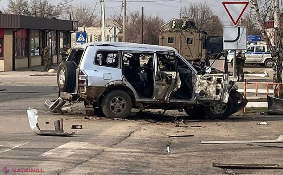 Un reprezentant al ocupaţiei ruse în Lugansk, asasinat într-un atentat cu maşină-capcană