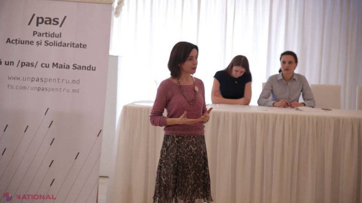 Conducerea partidului creat la inițiativa Maiei Sandu va fi aleasă numai pentru un an