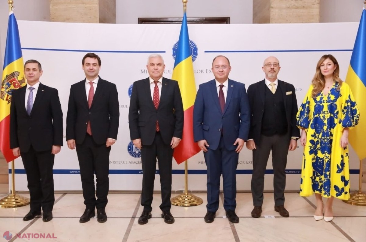 Vicepremierul Nicu Popescu, după reuniunea trilaterală de la București: „Știm că nu suntem singuri. Avem parteneri și prieteni de încredere, care ne ajută să păstrăm pacea în R. Moldova”