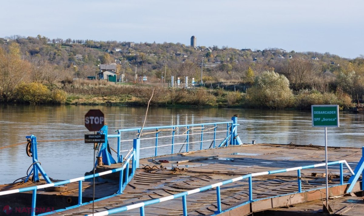 Circulație INTERZISĂ: Mijloacele plutitoare în punctele de trecere a frontierei fluviale Cosauți-Iampol și Soroca-Țekinovka, un PERICOL pentru călători