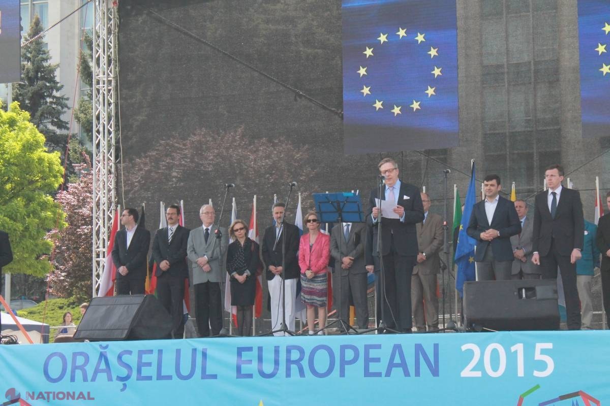FOTOREPORTAJ de Ziua Europei! Pirkka Tapiola şi-a ţinut discursul în limba ROMÂNĂ