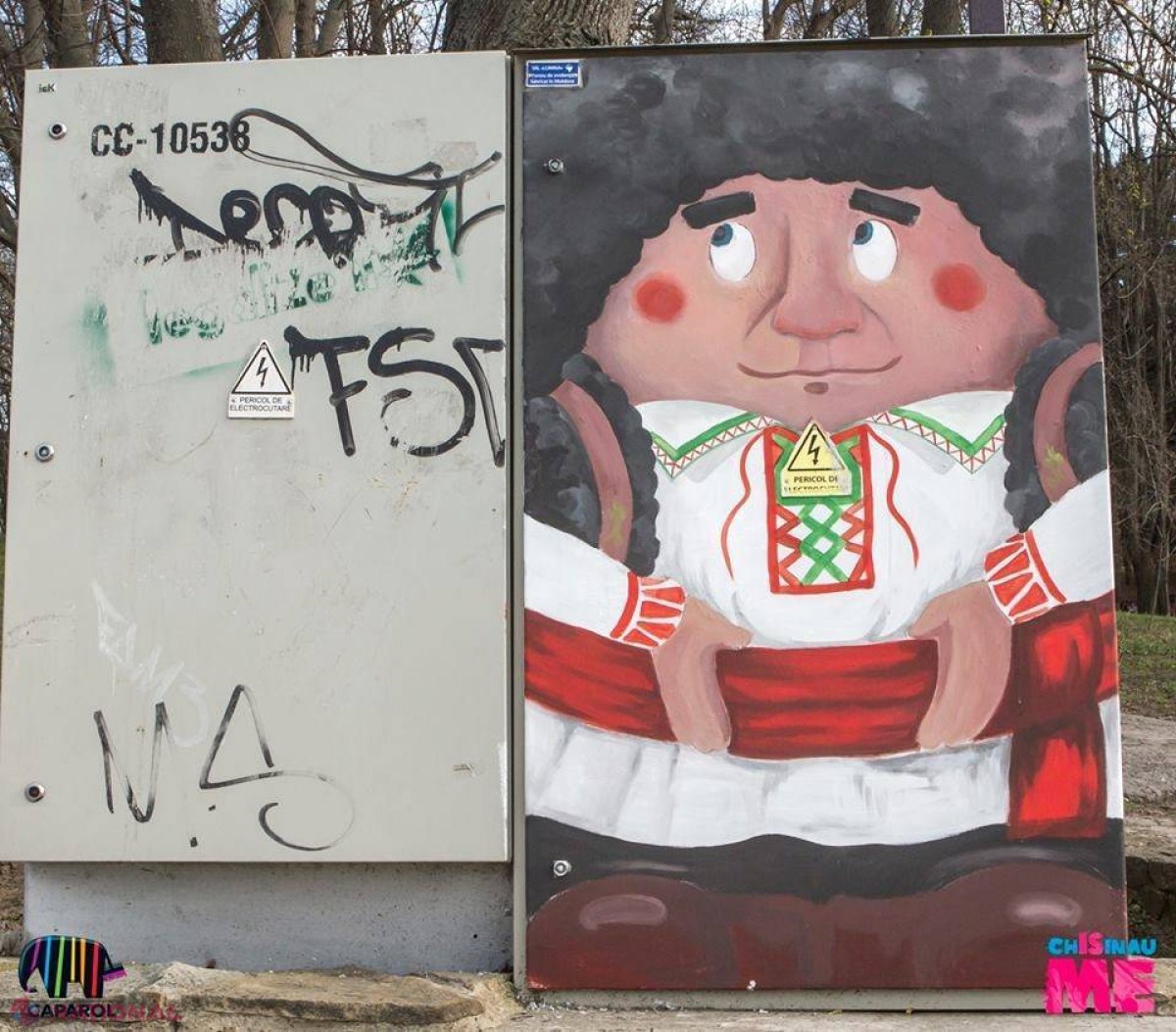 FOTO // Guguță a APĂRUT într-un parc din Chișinău