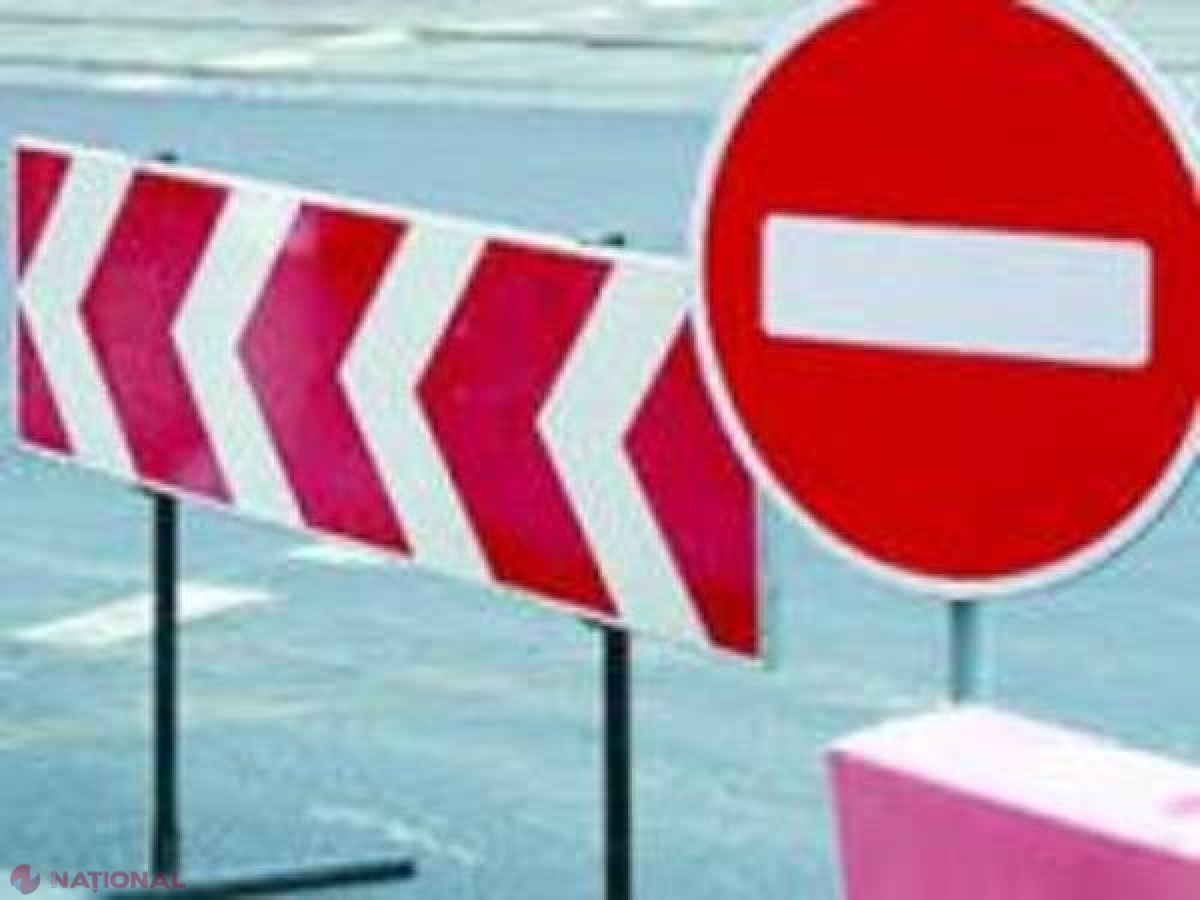 Trafic SUSPENDAT pe o stradă importantă din capitală