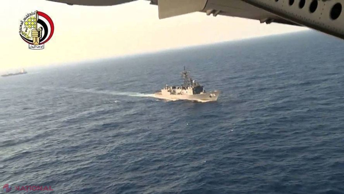 Armata egipteană a descoperit RESTURI, inclusiv UMANE, din avionul EgyptAir dispărut  
