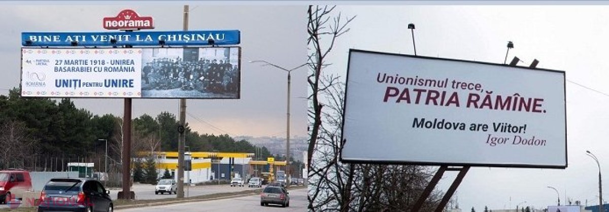 RĂZBOIUL bannerelor: Răspunsul liberalilor la panourile publicitare ale lui Dodon
