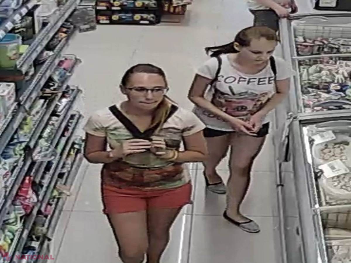 RIDICOL // Ce au putut să FURE două tinere dintr-un market situat în Chișinău: Poliția le caută